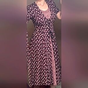 Vintage Y2K Prairie Dress /Witchy Vibes/ Corset Style front & back